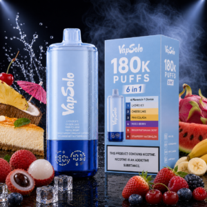 VapSolo 180K Puffs 6in1 Lychee Ice eldobható vape – 6 íz egy készülékben