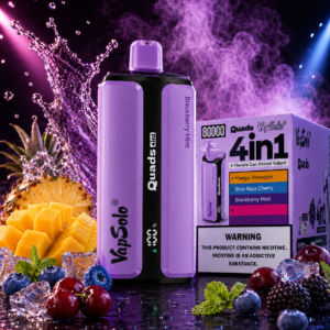 VapSolo Quads 4in1 Purple 80000 Puff eldobható vape – 4 frissítő íz egy készülékben
